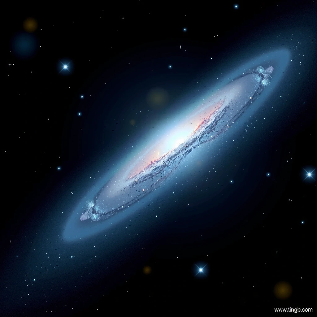 Cosmic hero background with stellar effects